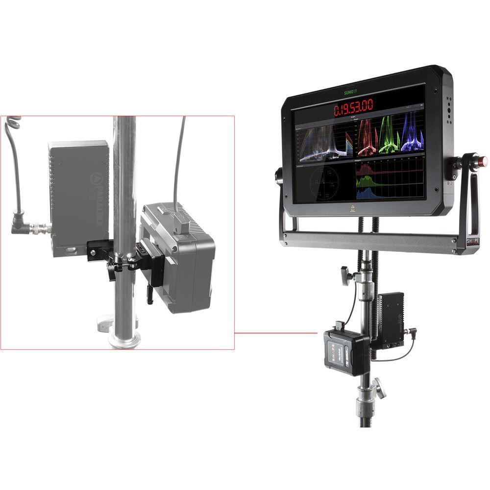 SHAPE V-Mount Battery Clamp for 25mm Gimbal Handlebar