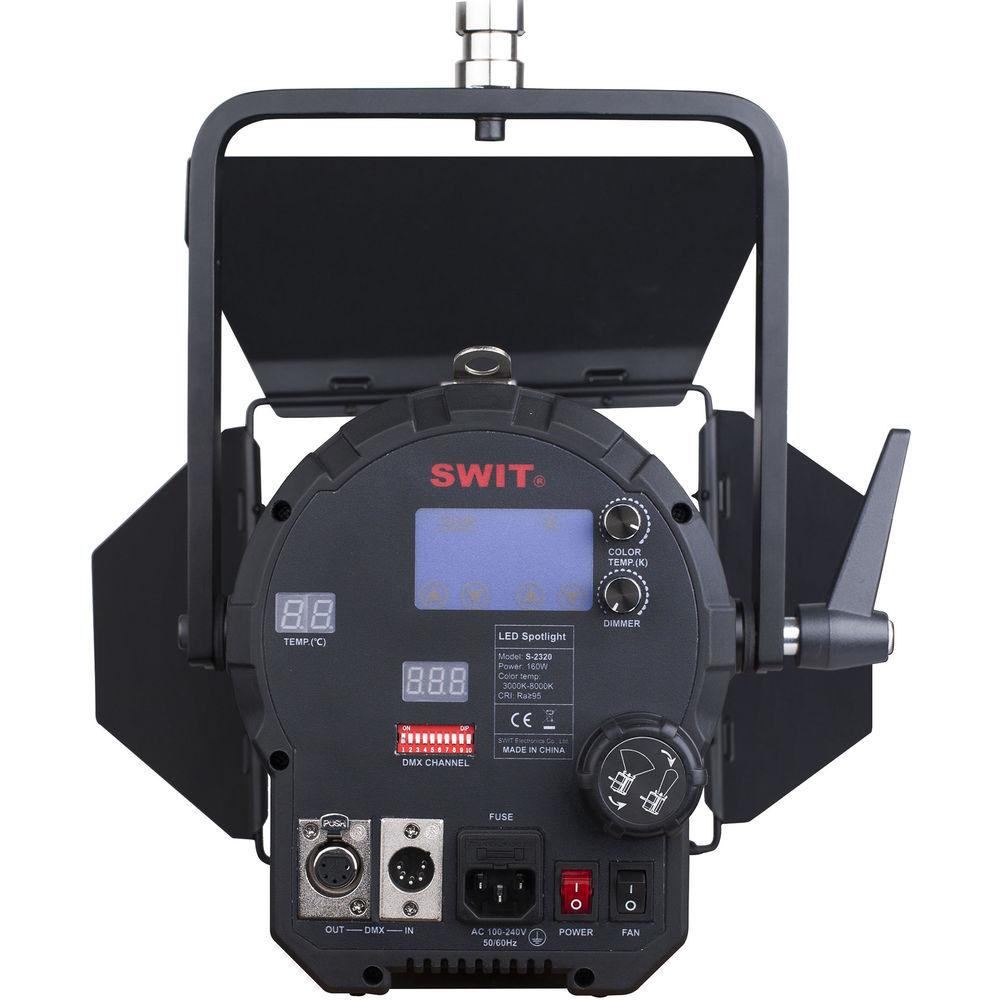 SWIT S-2320 160W Bi-Color Studio LED Spot Light, SWIT, S-2320, 160W, Bi-Color, Studio, LED, Spot, Light