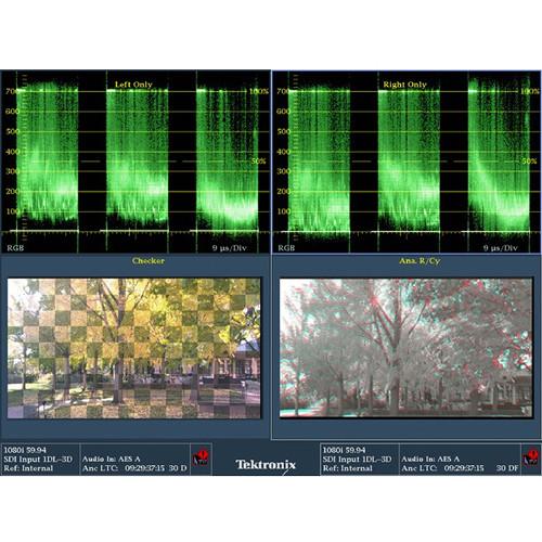 Tektronix Multi-Format Waveform Rasterizer Monitor with External Display