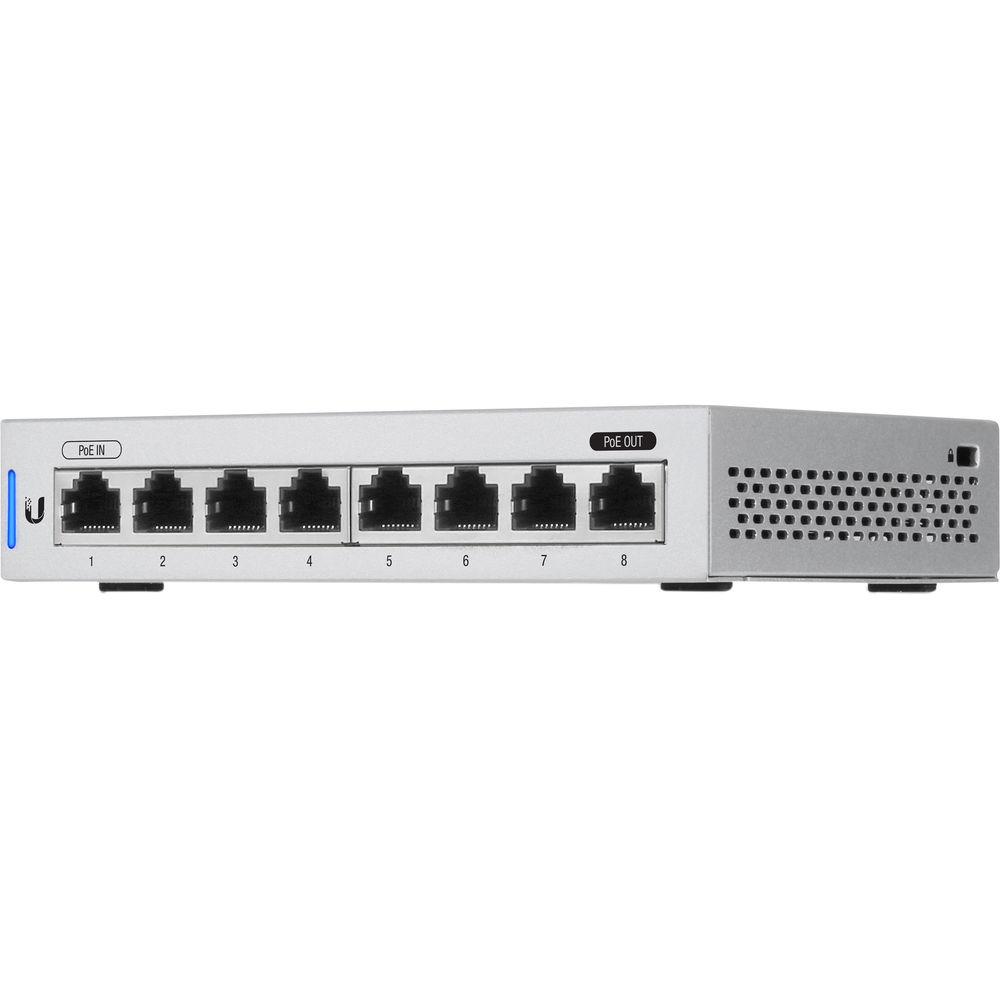 Ubiquiti Networks US-8 UniFi 8-Port Gigabit PoE Compliant Managed Switch