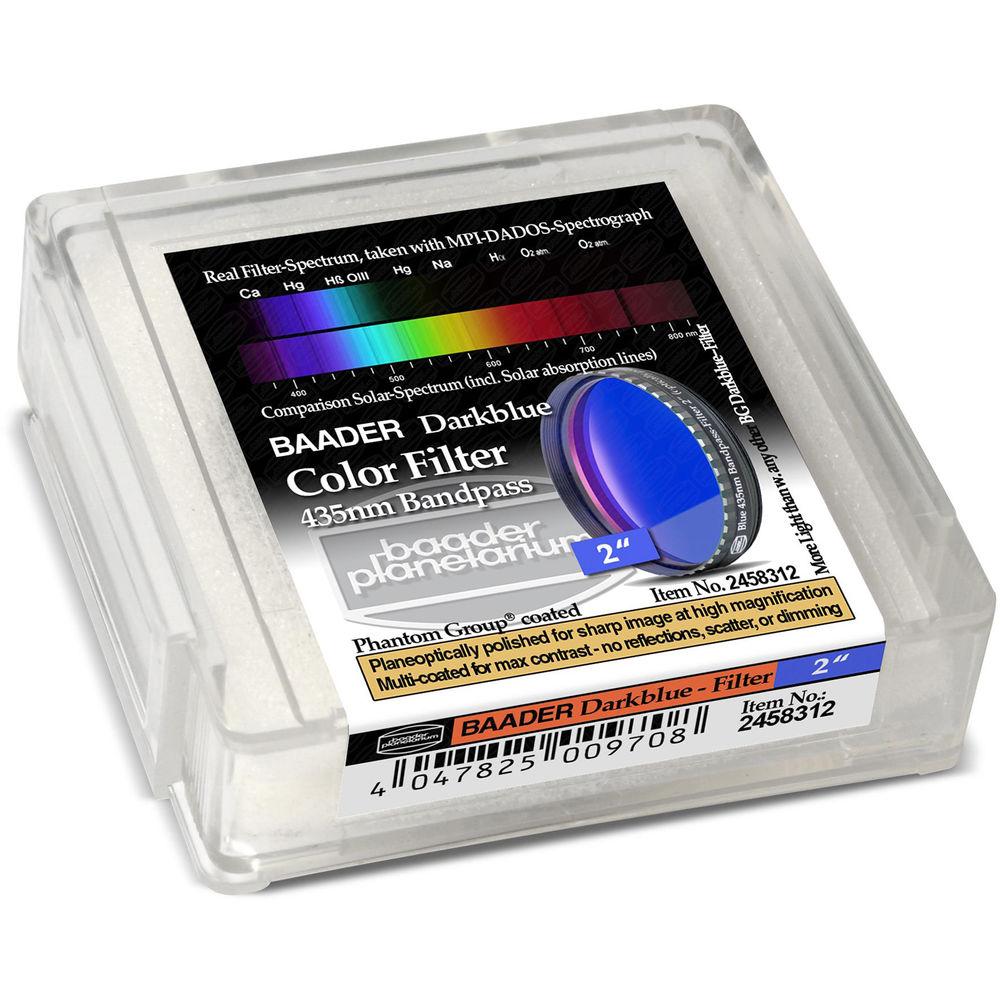 Alpine Astronomical Baader Dark Blue Colored Bandpass Eyepiece Filter