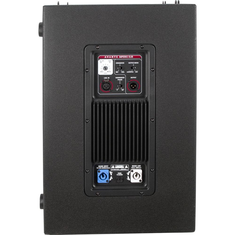 Avante Audio 2X10" Dual Active Amplified Subwoofer