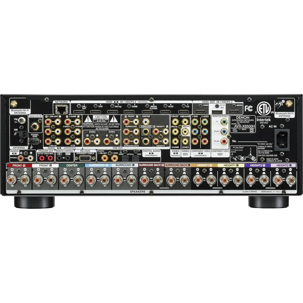 Denon AVR-X6500H 11.2-Channel Network A V Receiver