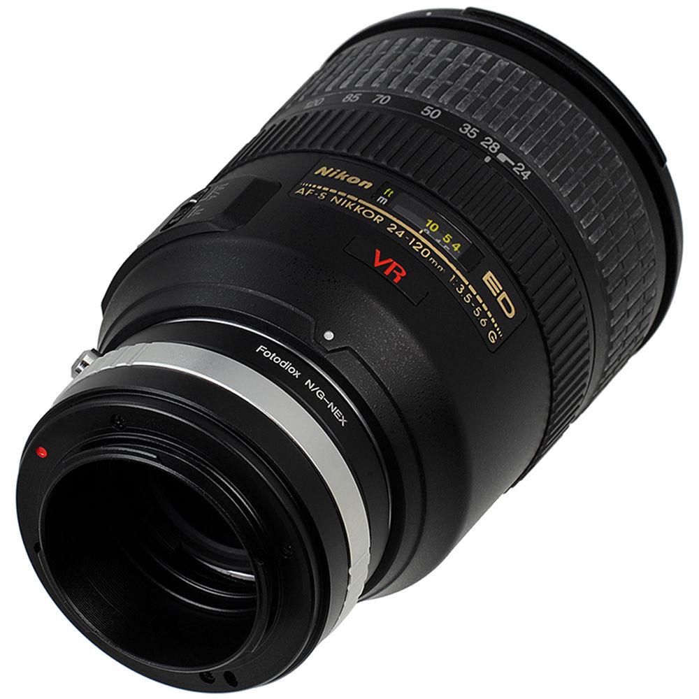 FotodioX Lens Mount Adapter for Nikon G-Type F-Mount Lens to Sony E-Mount Camera