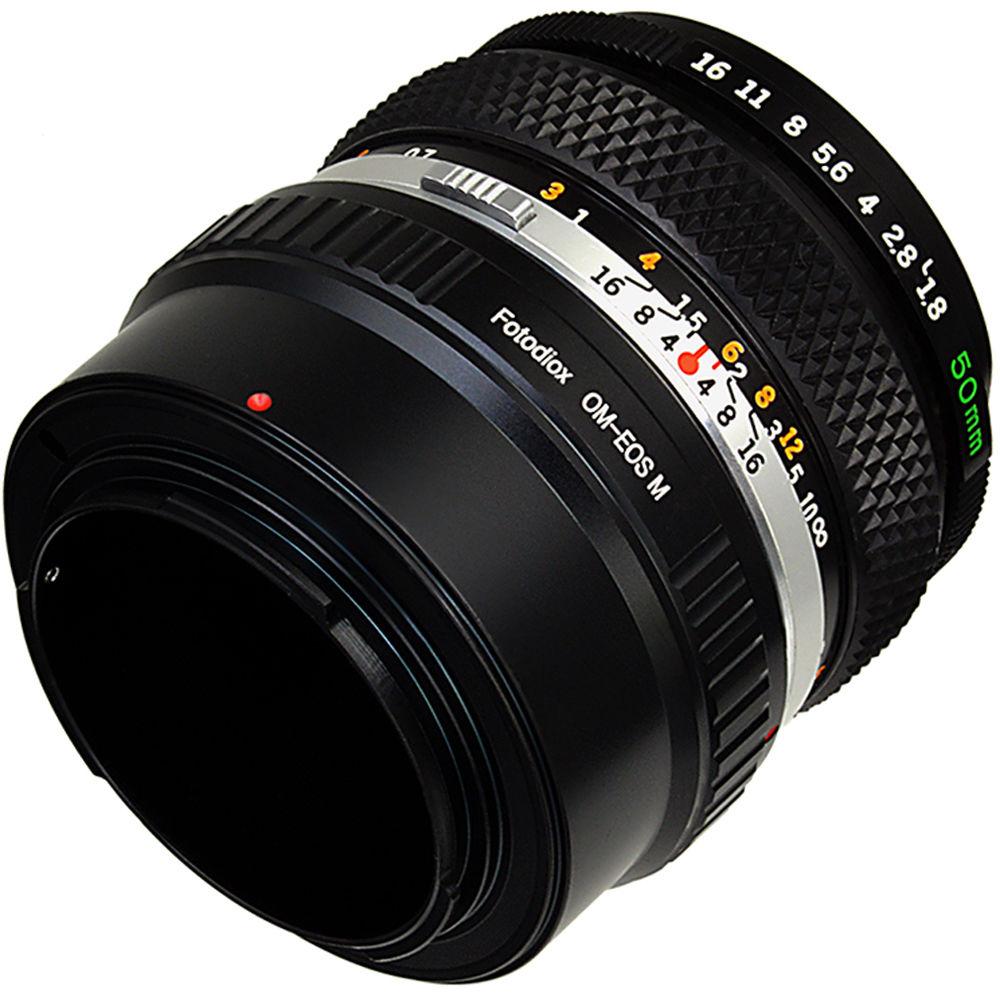 FotodioX Mount Adapter for Olympus OM-Mount Lens to Canon EOS M Camera