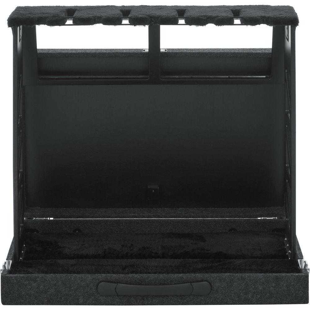 Gator Cases Compact Rack Style 4 Guitar Stand That Folds Into Case