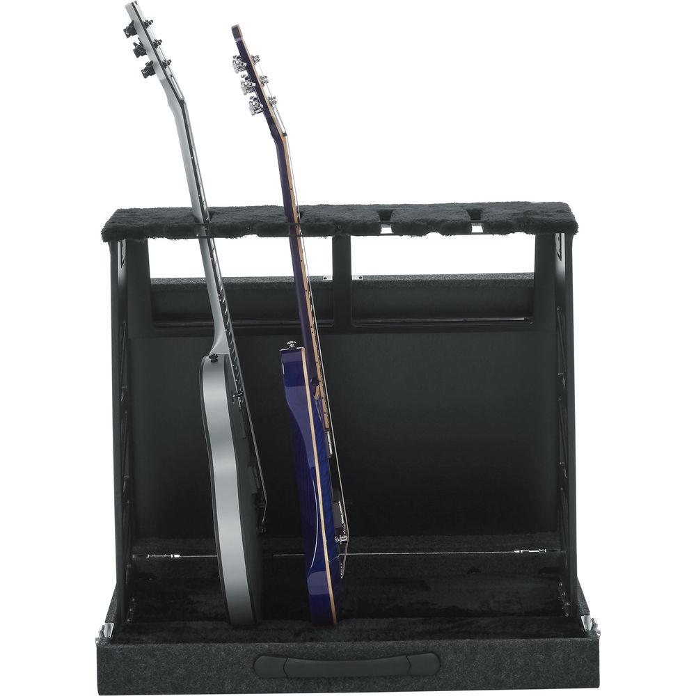 Gator Cases Compact Rack Style 4 Guitar Stand That Folds Into Case