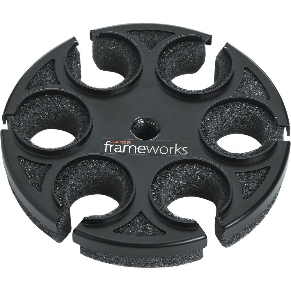 Gator Cases Frameworks Multi Microphone Tray for 6 Mics