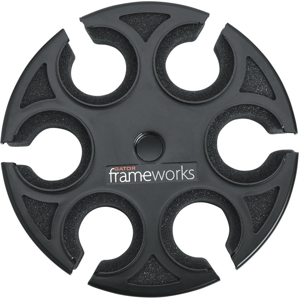 Gator Cases Frameworks Multi Microphone Tray for 6 Mics