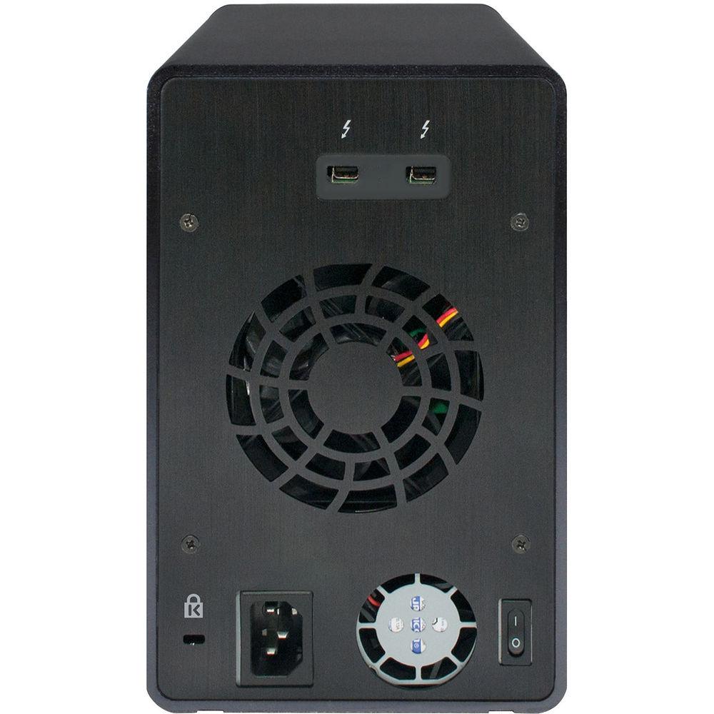 HighPoint RocketStor 6314B 4-Bay Thunderbolt 2 RAID Enclosure with Thunderbolt 3 Adapter