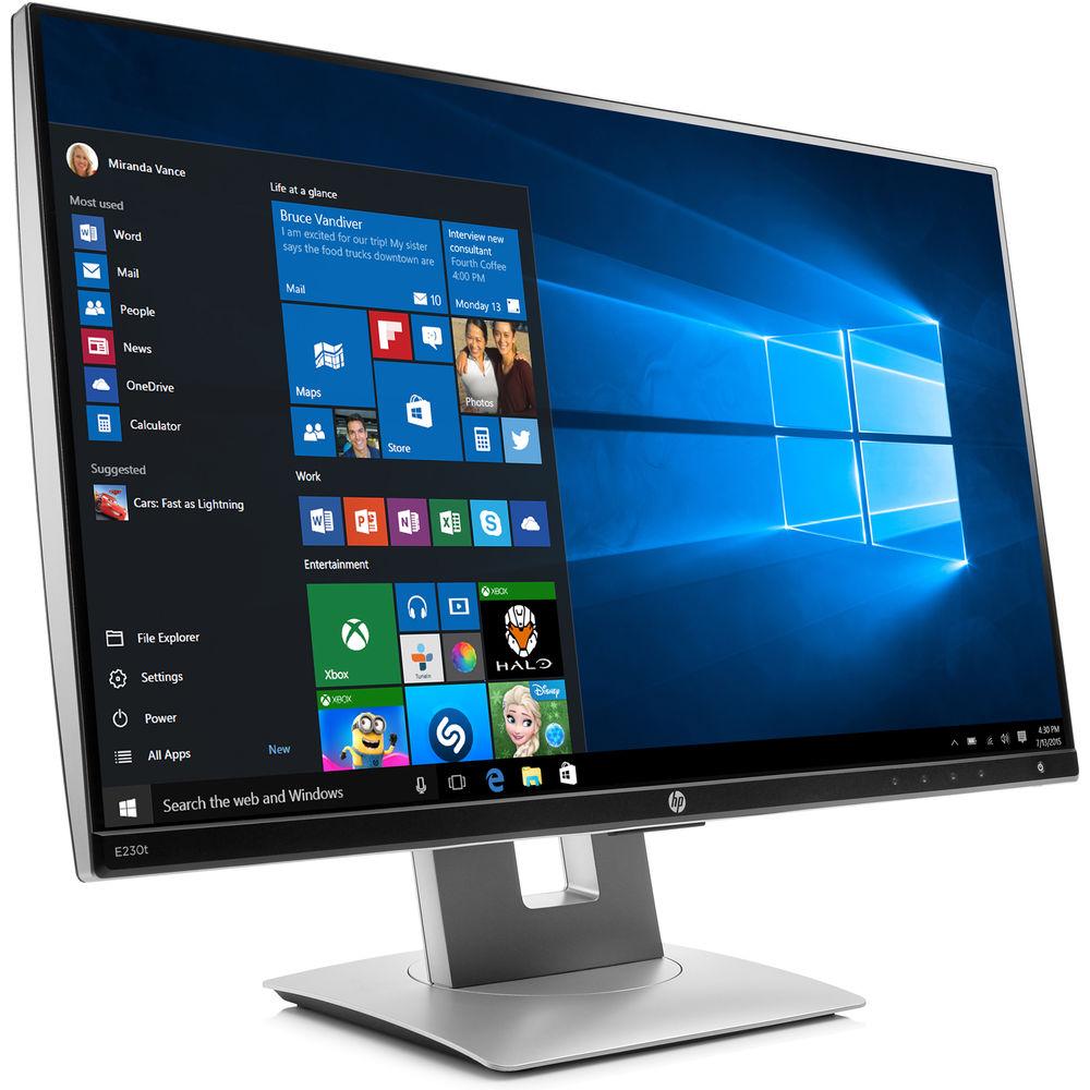 HP EliteDisplay E230T 23" 16:9 Touchscreen IPS Monitor