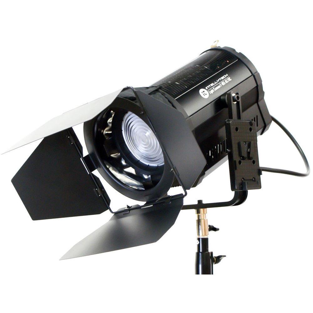 Intellytech Light Cannon F-165 AC DC Bi-Color High Output LED Fresnel with Wi-Fi and Gold Mount Battery Plate