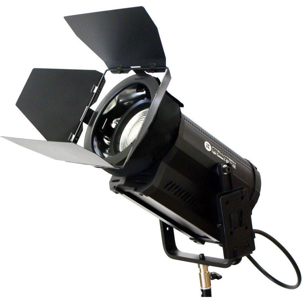 Intellytech Light Cannon F-165 AC DC Bi-Color High Output LED Fresnel with Wi-Fi and Gold Mount Battery Plate