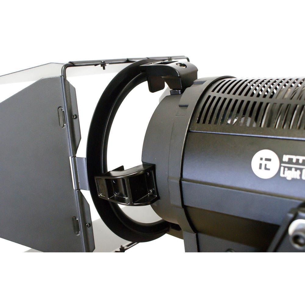 Intellytech Light Cannon F-165 AC DC Bi-Color High Output LED Fresnel with Wi-Fi and Gold Mount Battery Plate