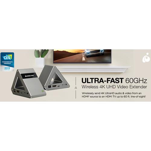 IOGEAR GW4K30GH60 HDR 4K UHD Wireless HDMI Extender