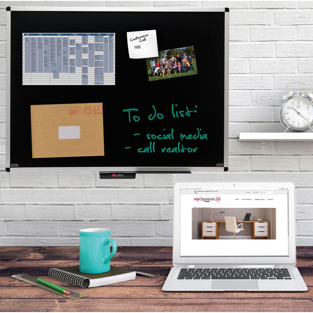 Justick Overlay Premium Frame Dry Erase Board