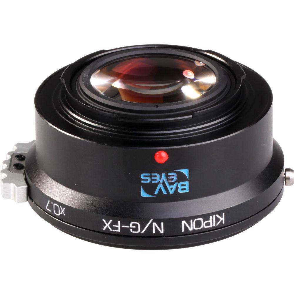 KIPON Baveyes 0.7x Lens Mount Adapter for Nikon F, G-Type Lens to FUJIFILM FX-Mount Camera