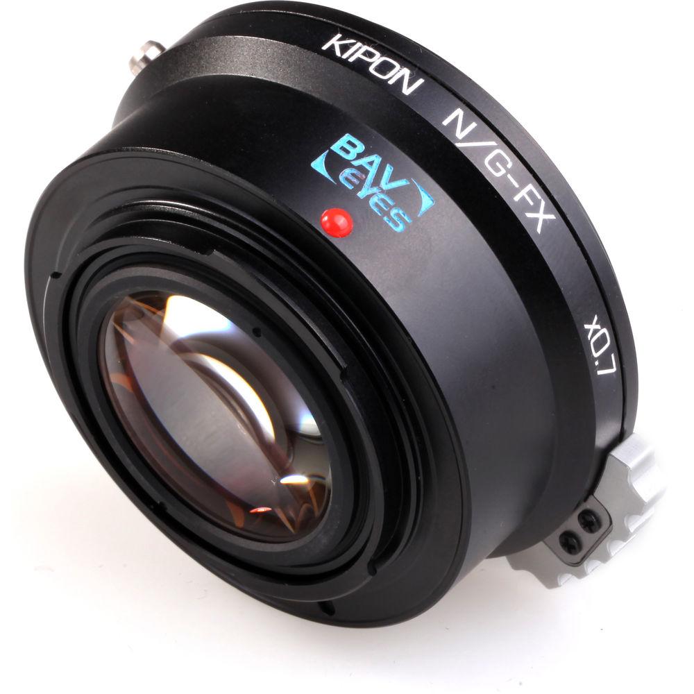 KIPON Baveyes 0.7x Lens Mount Adapter for Nikon F, G-Type Lens to FUJIFILM FX-Mount Camera