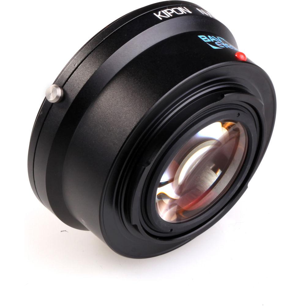 KIPON Baveyes 0.7x Lens Mount Adapter for Nikon F, G-Type Lens to FUJIFILM FX-Mount Camera