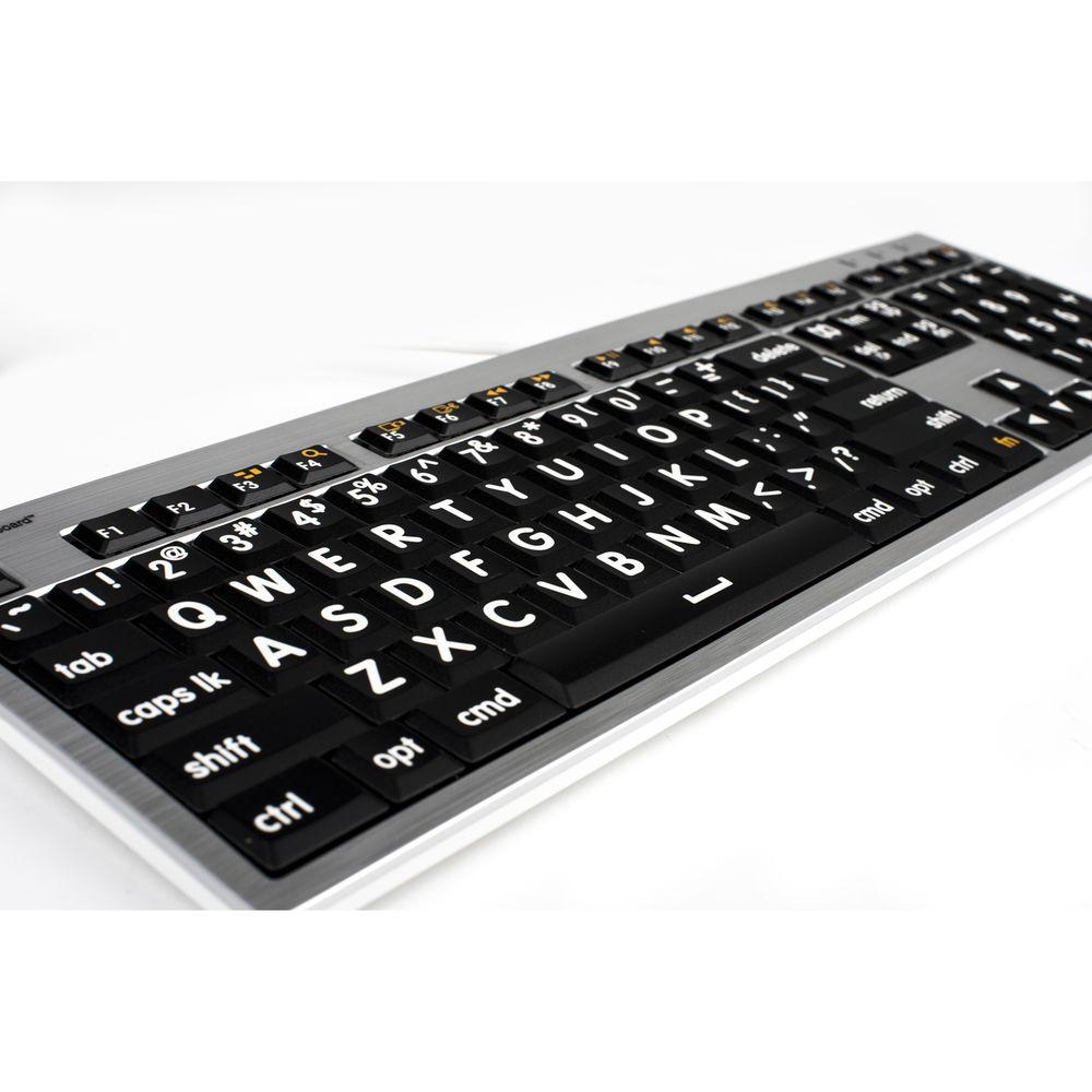 LogicKeyboard Large Print ALBA Mac Pro American English Keyboard