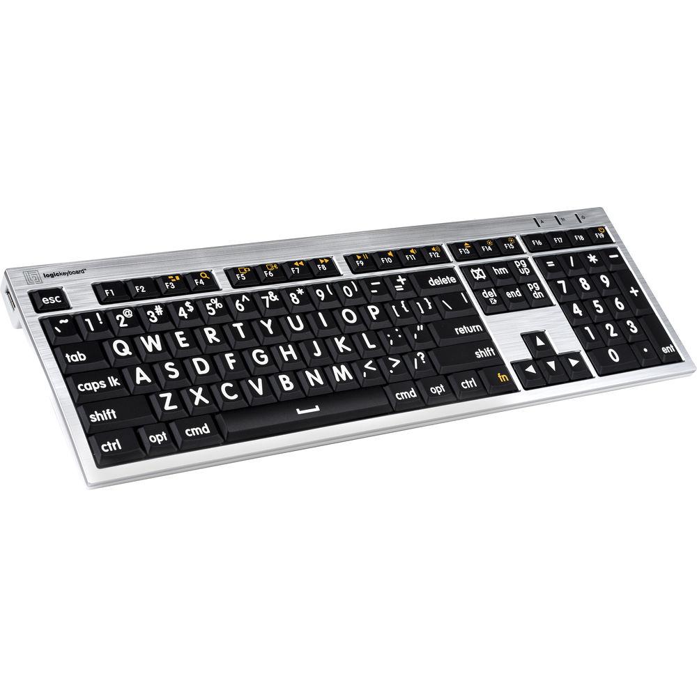 LogicKeyboard Large Print ALBA Mac Pro American English Keyboard