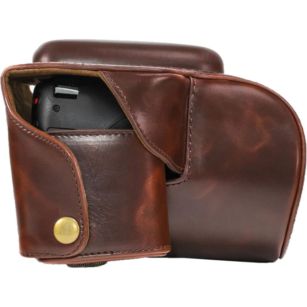 MegaGear Ever Ready PU Leather Camera Case and Strap for Canon PowerShot SX50 HS