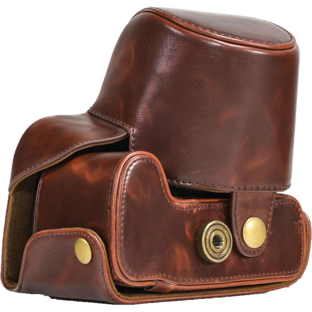 MegaGear Ever Ready PU Leather Camera Case and Strap for Canon PowerShot SX50 HS