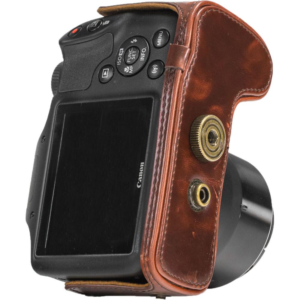 MegaGear Ever Ready PU Leather Camera Case and Strap for Canon PowerShot SX50 HS