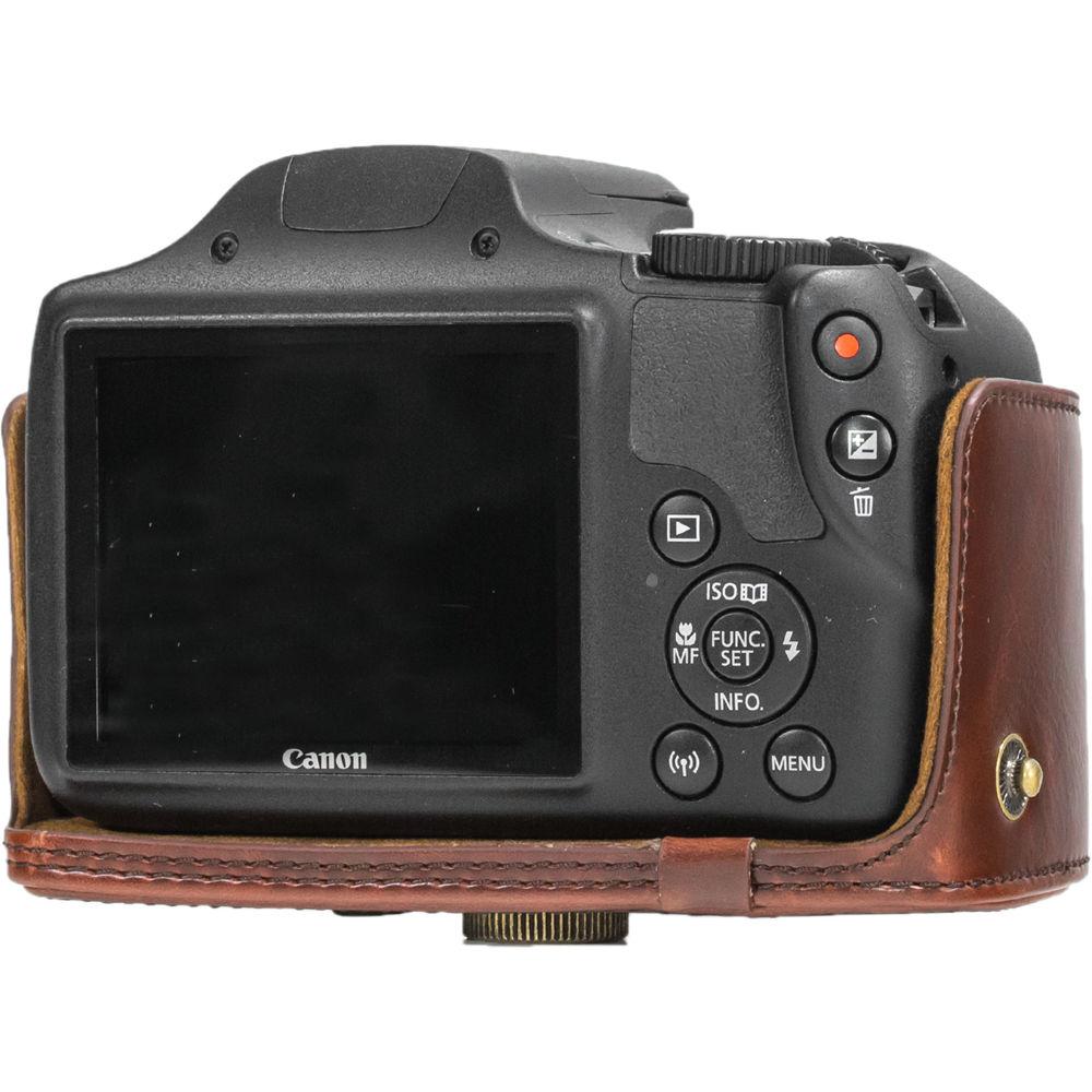 MegaGear Ever Ready PU Leather Camera Case and Strap for Canon PowerShot SX50 HS