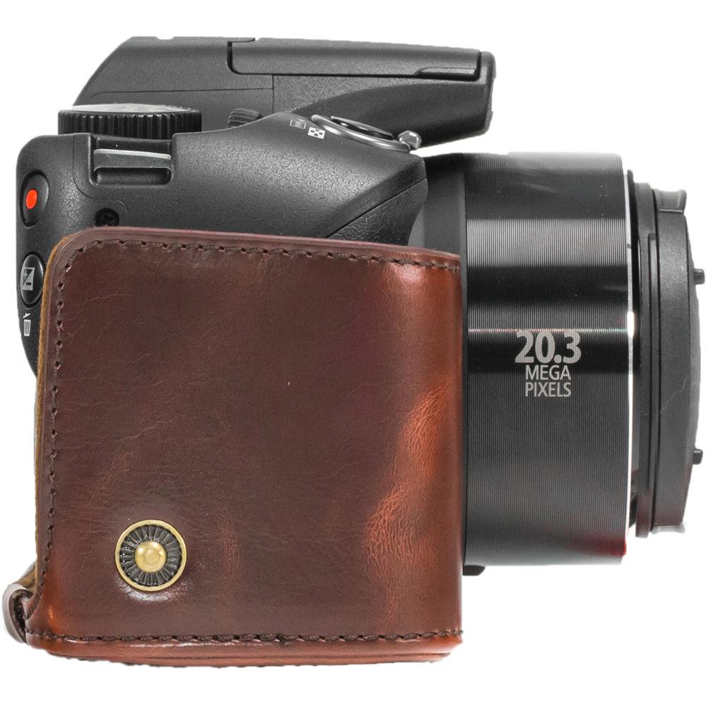 MegaGear Ever Ready PU Leather Camera Case and Strap for Canon PowerShot SX50 HS