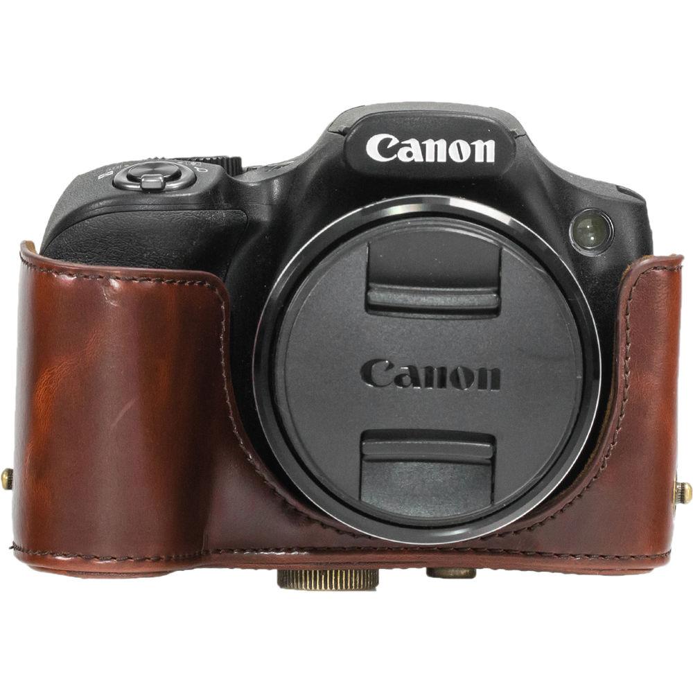 MegaGear Ever Ready PU Leather Camera Case and Strap for Canon PowerShot SX50 HS