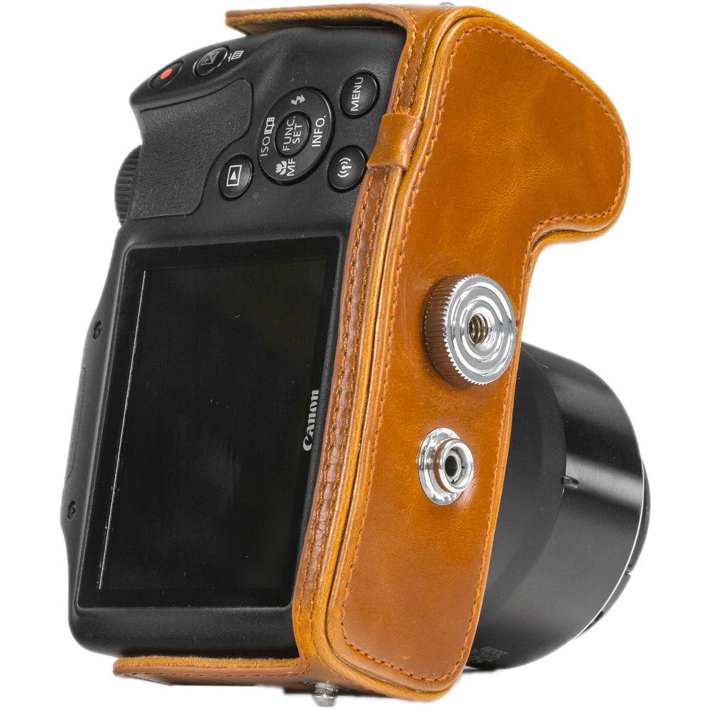 MegaGear Ever Ready PU Leather Camera Case and Strap for Canon PowerShot SX50 HS