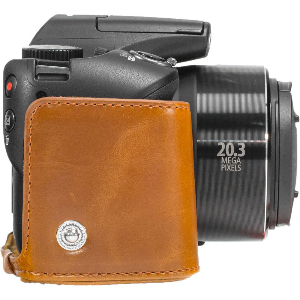 MegaGear Ever Ready PU Leather Camera Case and Strap for Canon PowerShot SX50 HS