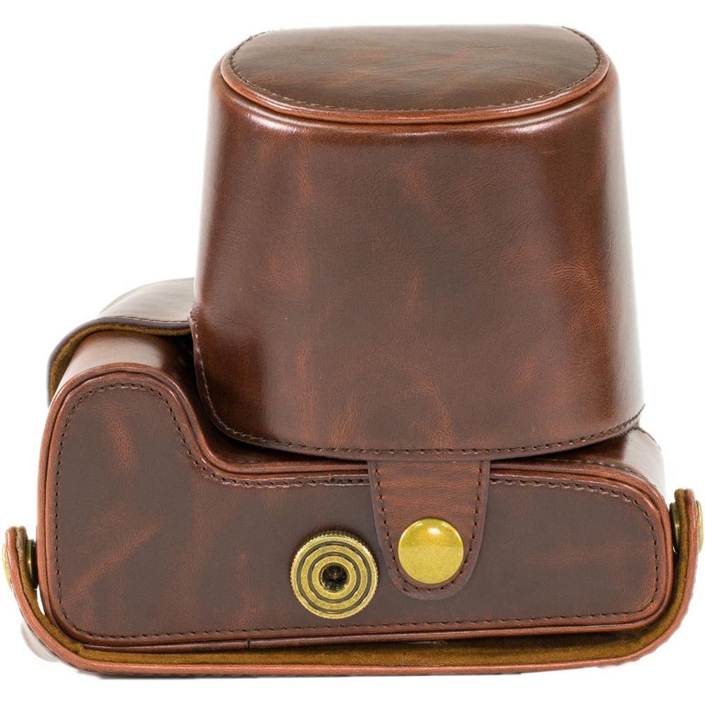 MegaGear Ever Ready PU Leather Camera Case with Strap for Panasonic LUMIX DMC-FZ300