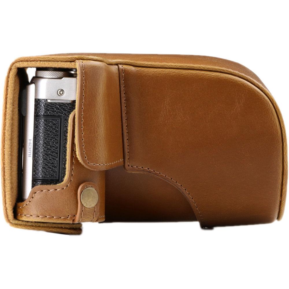 MegaGear Ever Ready PU Leather Case and Strap for Fujifilm X-A10