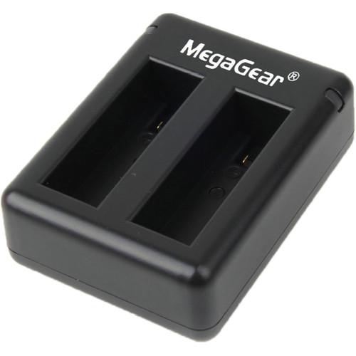 MegaGear MG417 Dual Charger and Two Battery Kit for GoPro HERO4