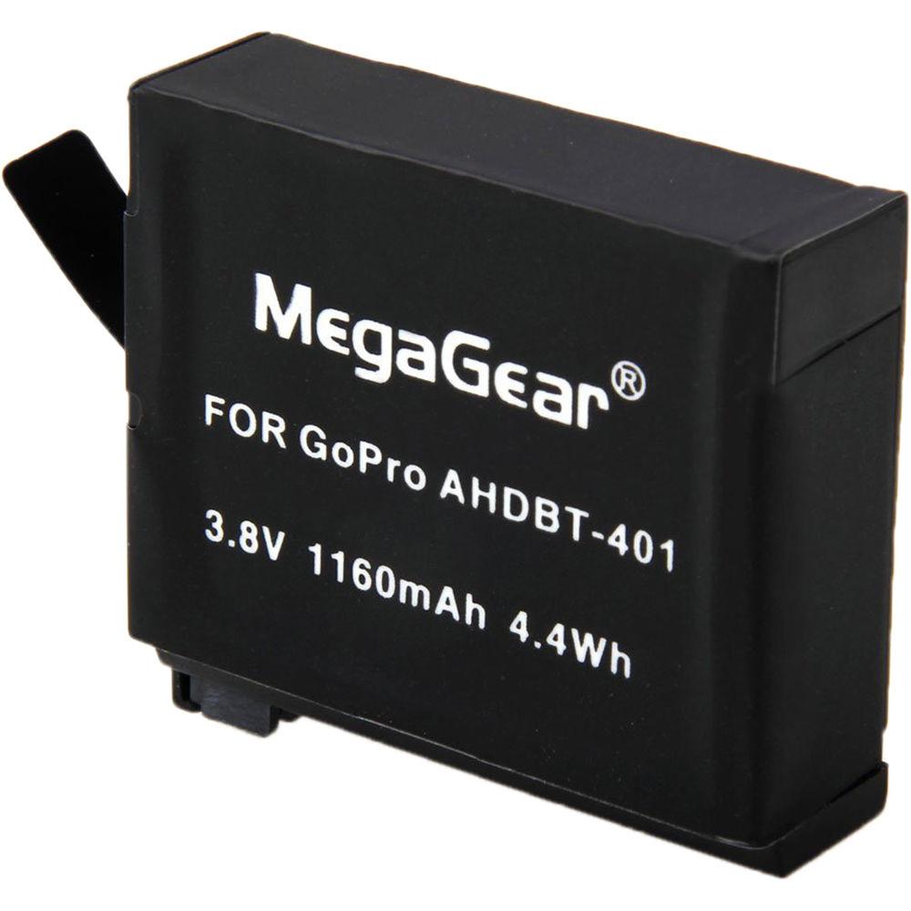 MegaGear MG417 Dual Charger and Two Battery Kit for GoPro HERO4