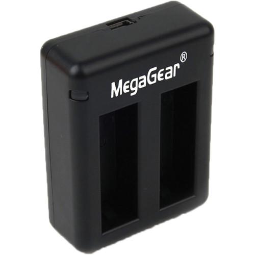 MegaGear MG417 Dual Charger and Two Battery Kit for GoPro HERO4