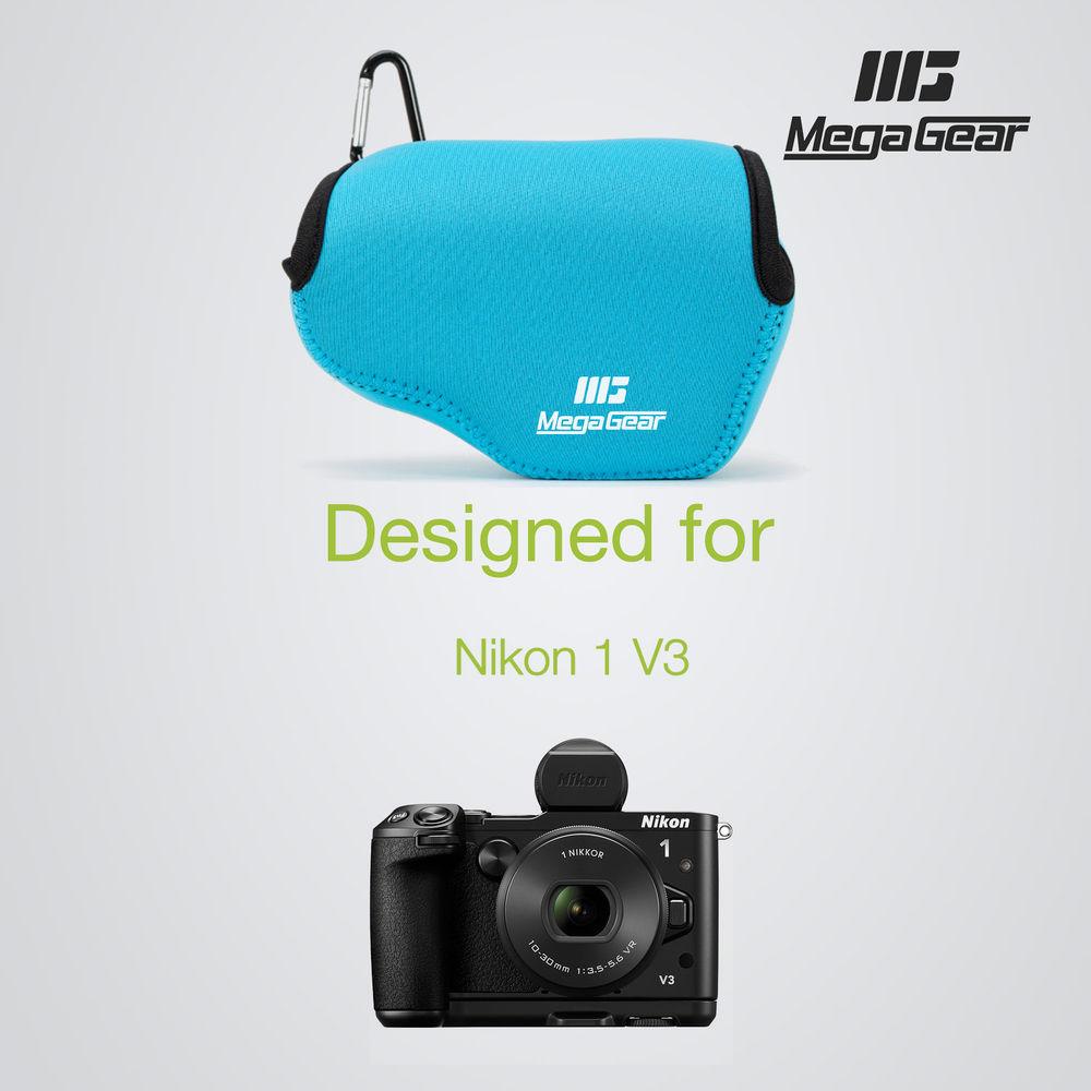 MegaGear Ultra-Light Neoprene Case for Nikon 1 V3 with 10-30mm