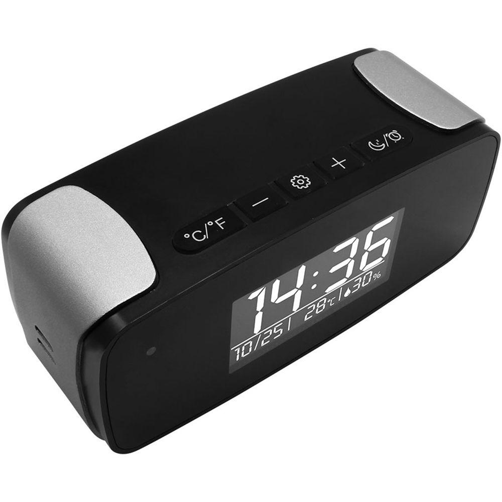 Mini Gadgets Mini Alarm Clock with 1080p Covert Night Vision Wi-Fi Camera