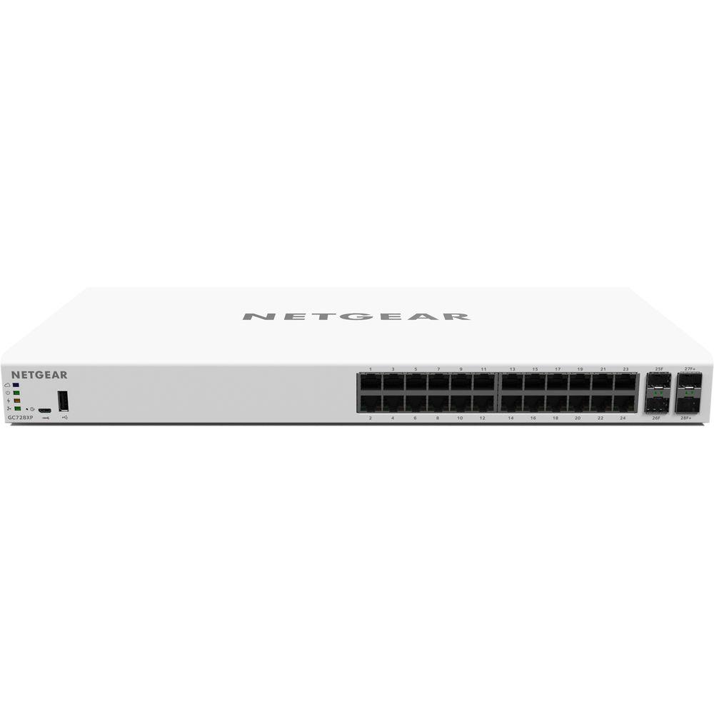 Netgear GC728XP 24-Port Gigabit PoE Managed Smart Cloud Switch