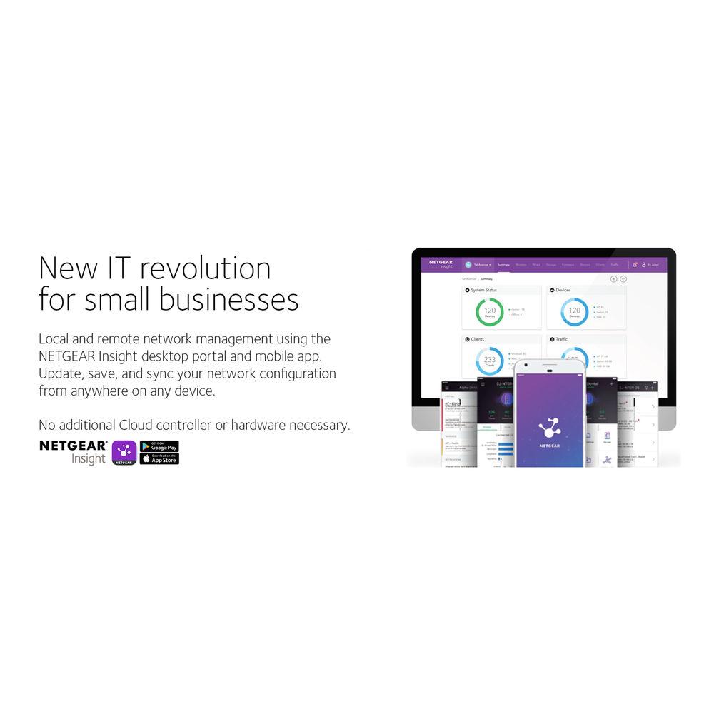 Netgear GC728XP 24-Port Gigabit PoE Managed Smart Cloud Switch