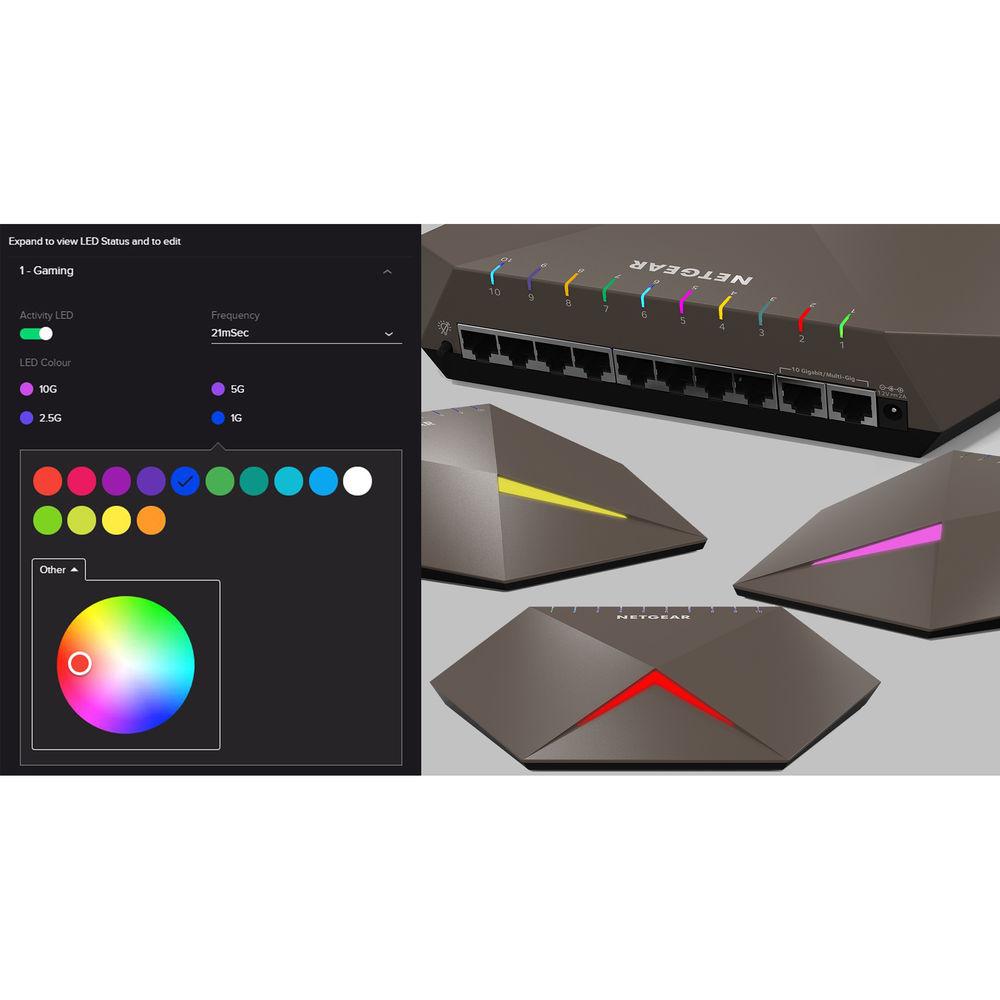 Netgear Nighthawk SX10 10-Gigabit Multi-Gigabit Gaming Switch