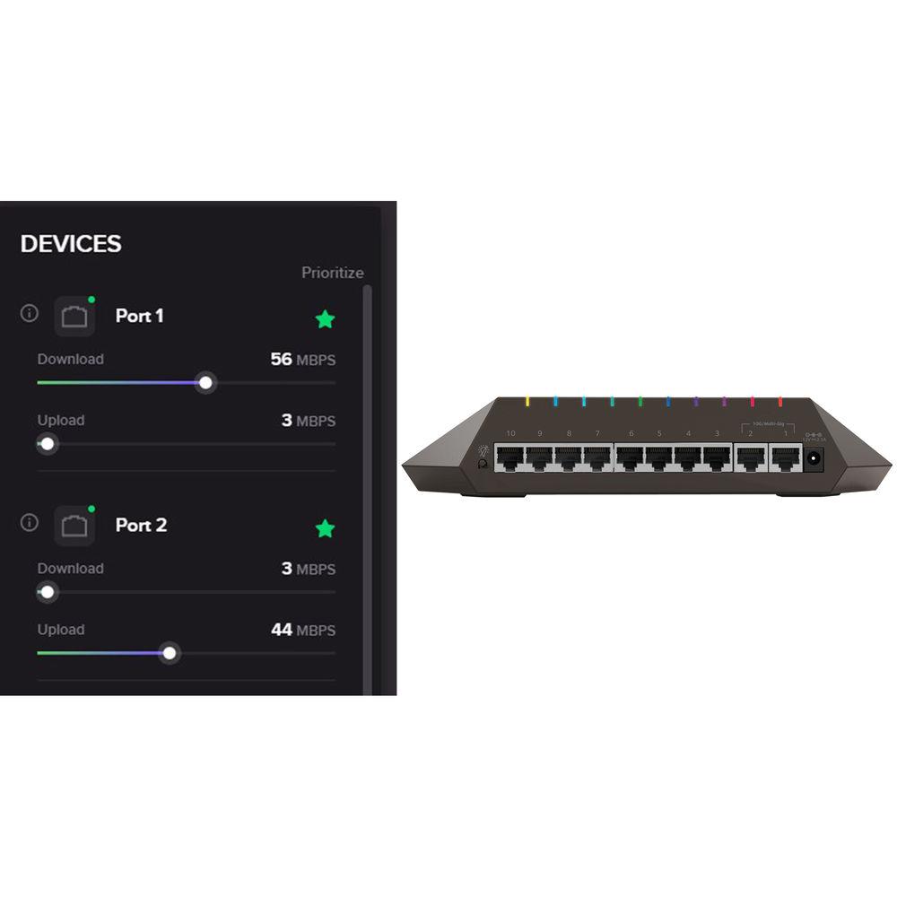 Netgear Nighthawk SX10 10-Gigabit Multi-Gigabit Gaming Switch