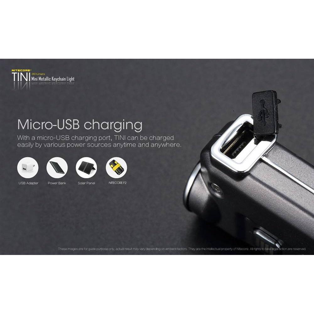 Nitecore Tini Metallic Key Chain Light
