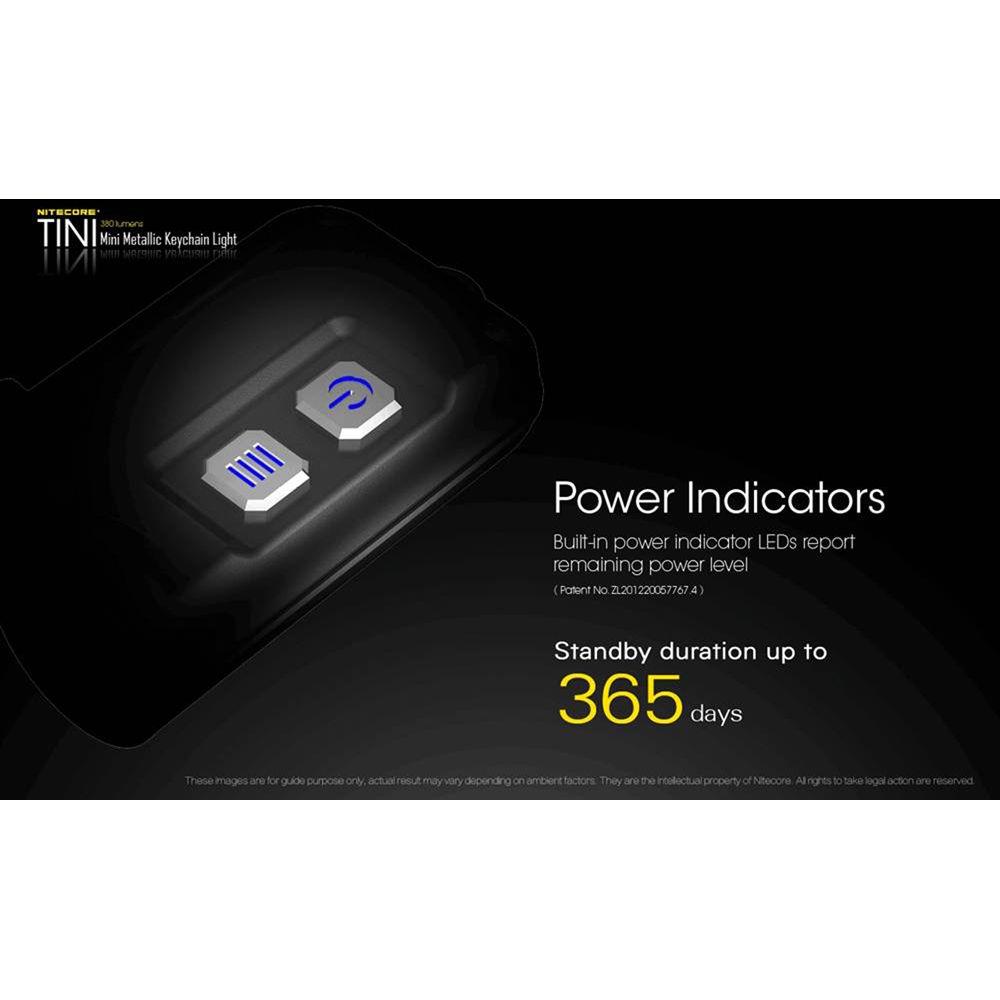 Nitecore Tini Metallic Key Chain Light