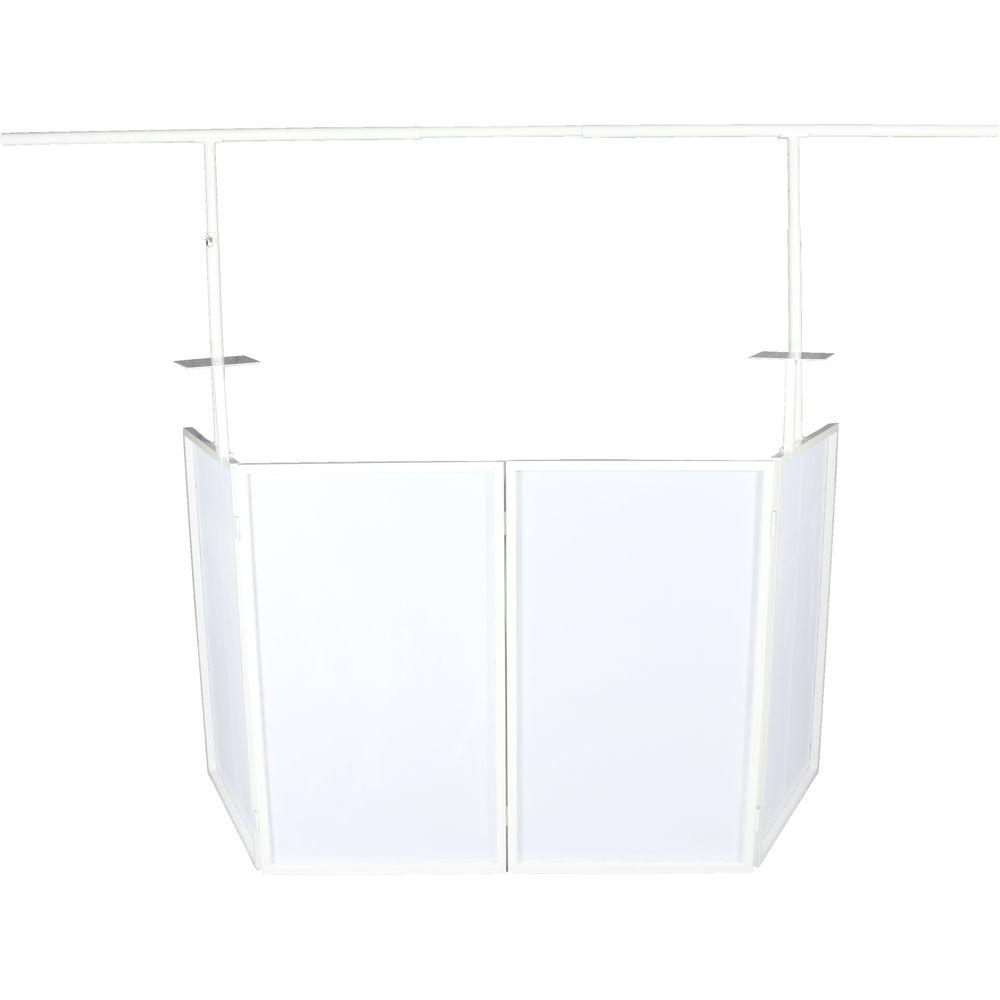 Novopro SDX Foldable DJ Booth with Lighting Bar and Podium Stands