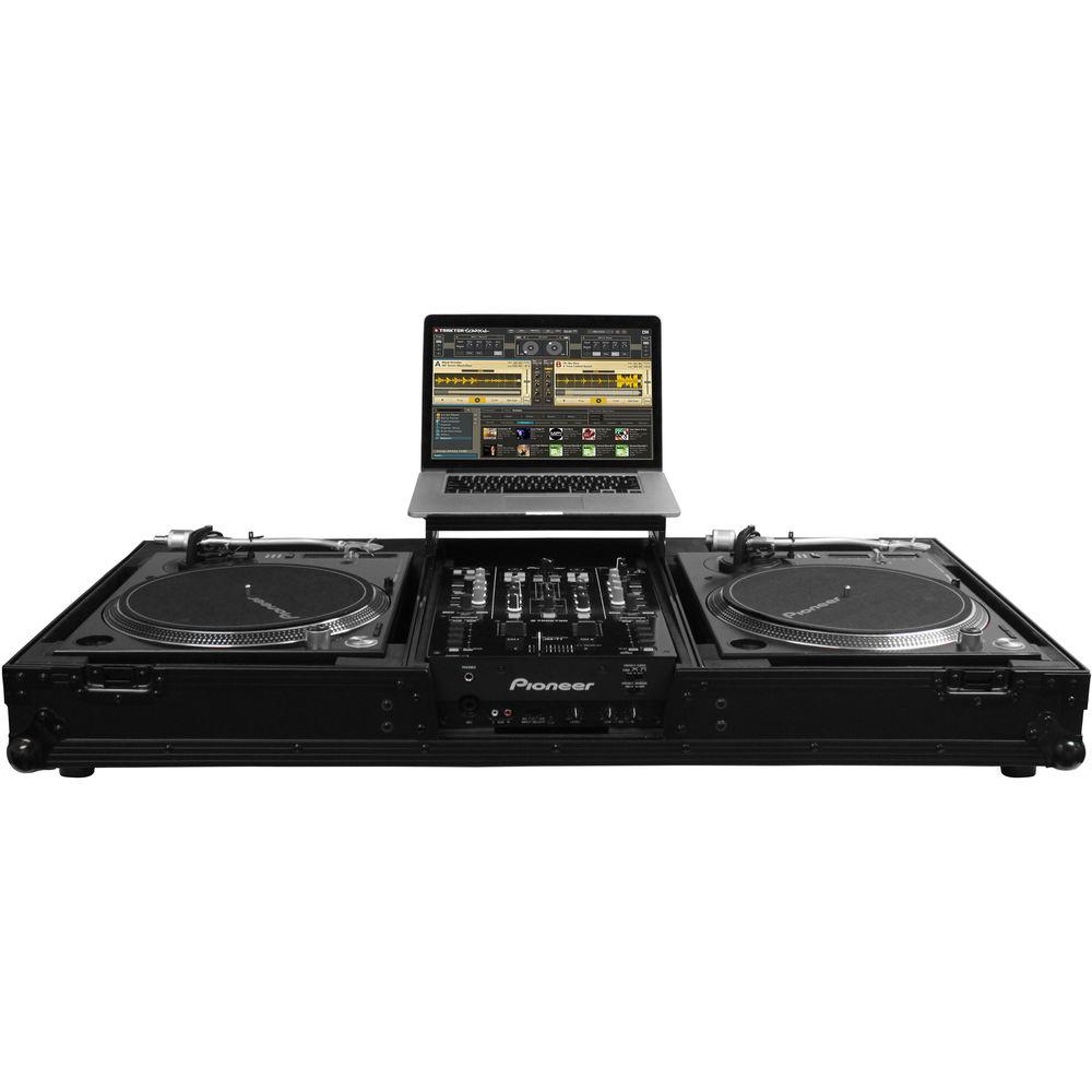 Odyssey Innovative Designs Flight FX Glide-Style DJ Coffin for 10" Format Mixer & Two Turntables