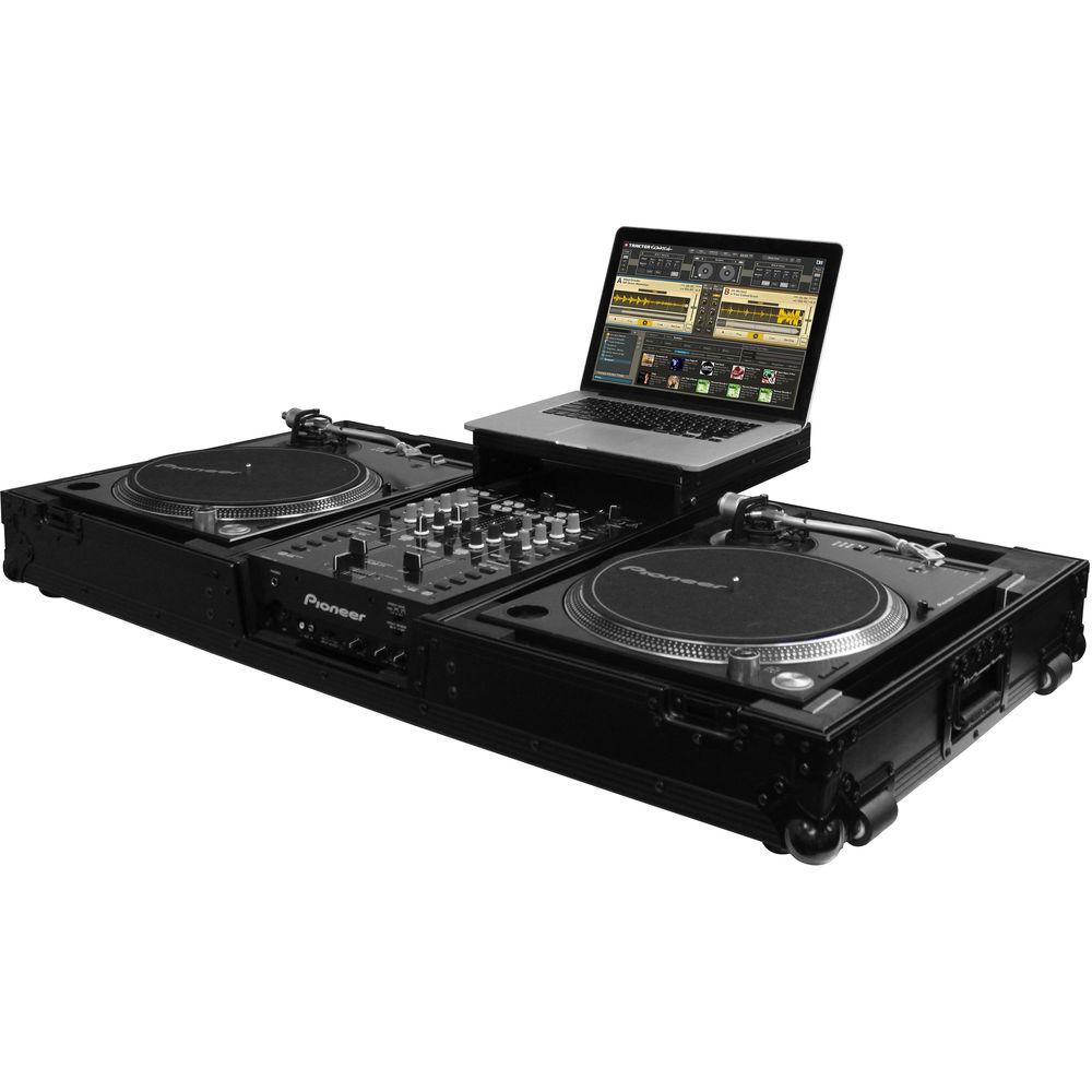 Odyssey Innovative Designs Flight FX Glide-Style DJ Coffin for 10" Format Mixer & Two Turntables