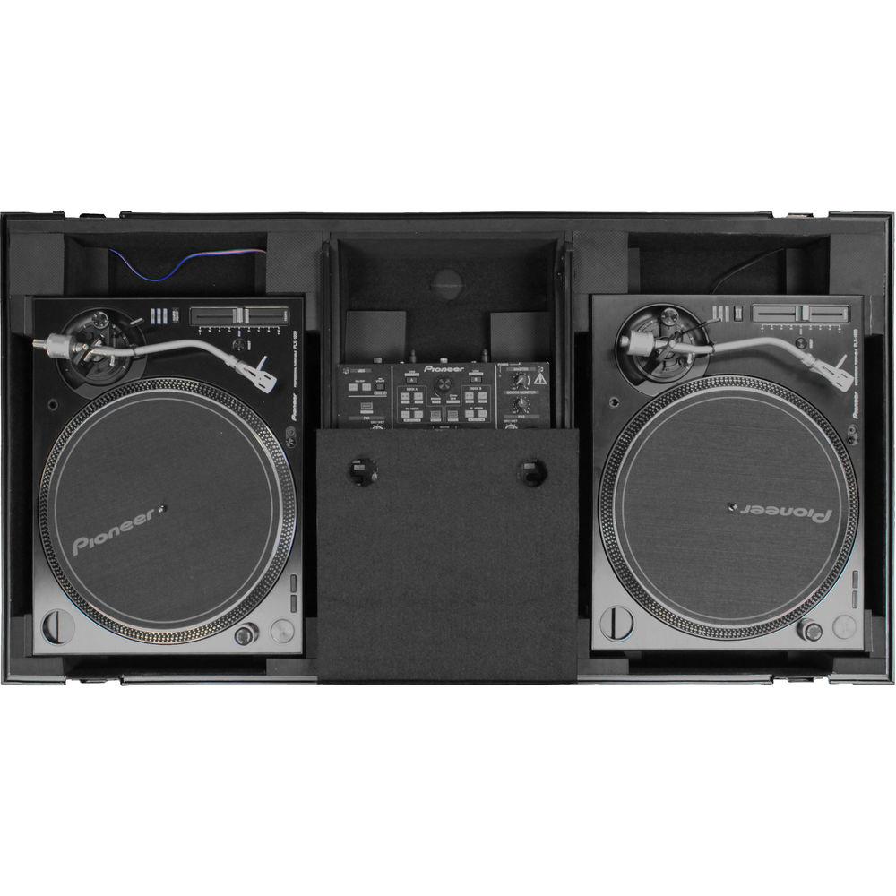 Odyssey Innovative Designs Flight FX Glide-Style DJ Coffin for 10" Format Mixer & Two Turntables